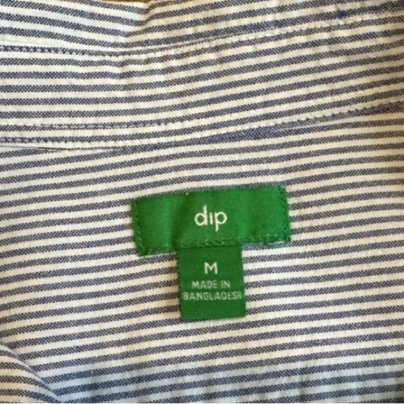 Dip Blue 3/4 Sleeve Button Down Shirt - Picture 9 of 12